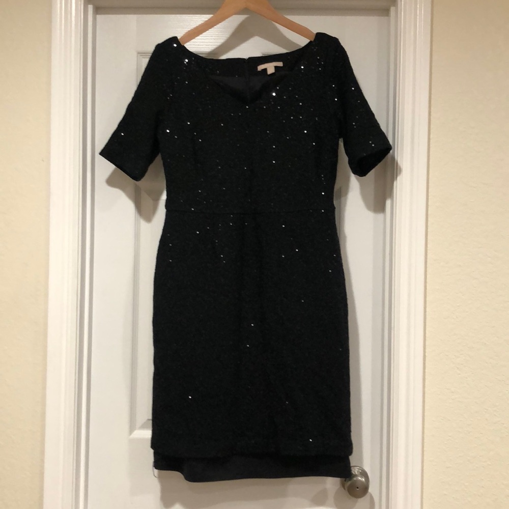 Banana Republic Half Sleeve Sequin Dress